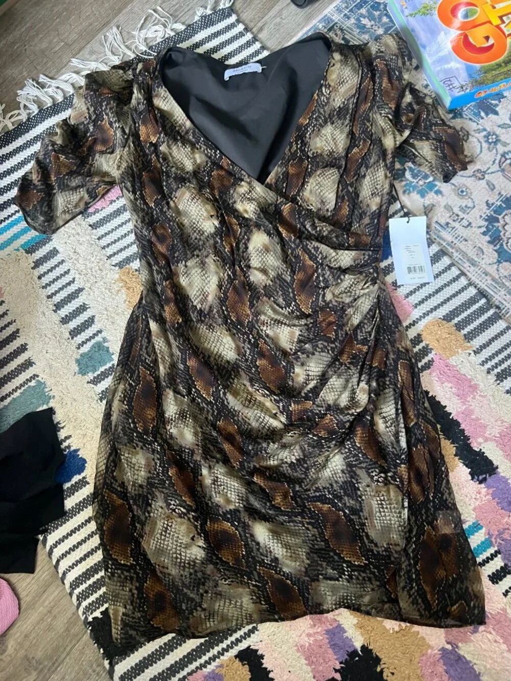 NWT Bailey44 Maya Faux Wrap Dress size 6‎